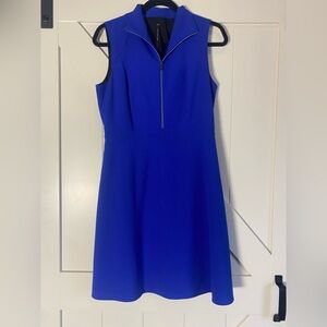 Bold dress. Stunning with folded or popped collar